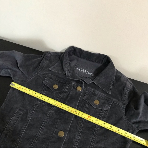 GAP 1969 Grey Corduroy Button Up Jacket - Picture 9 of 10